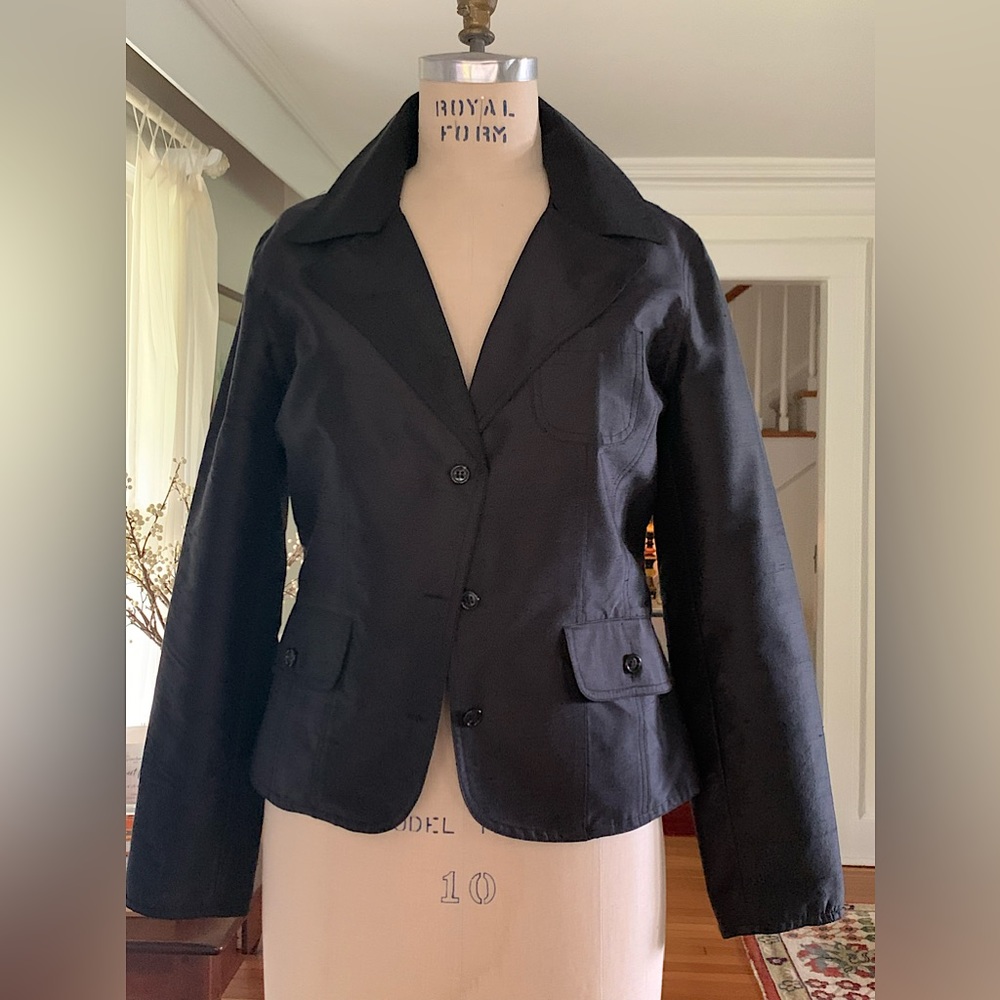 Nita Ideas Black Silk jacket
